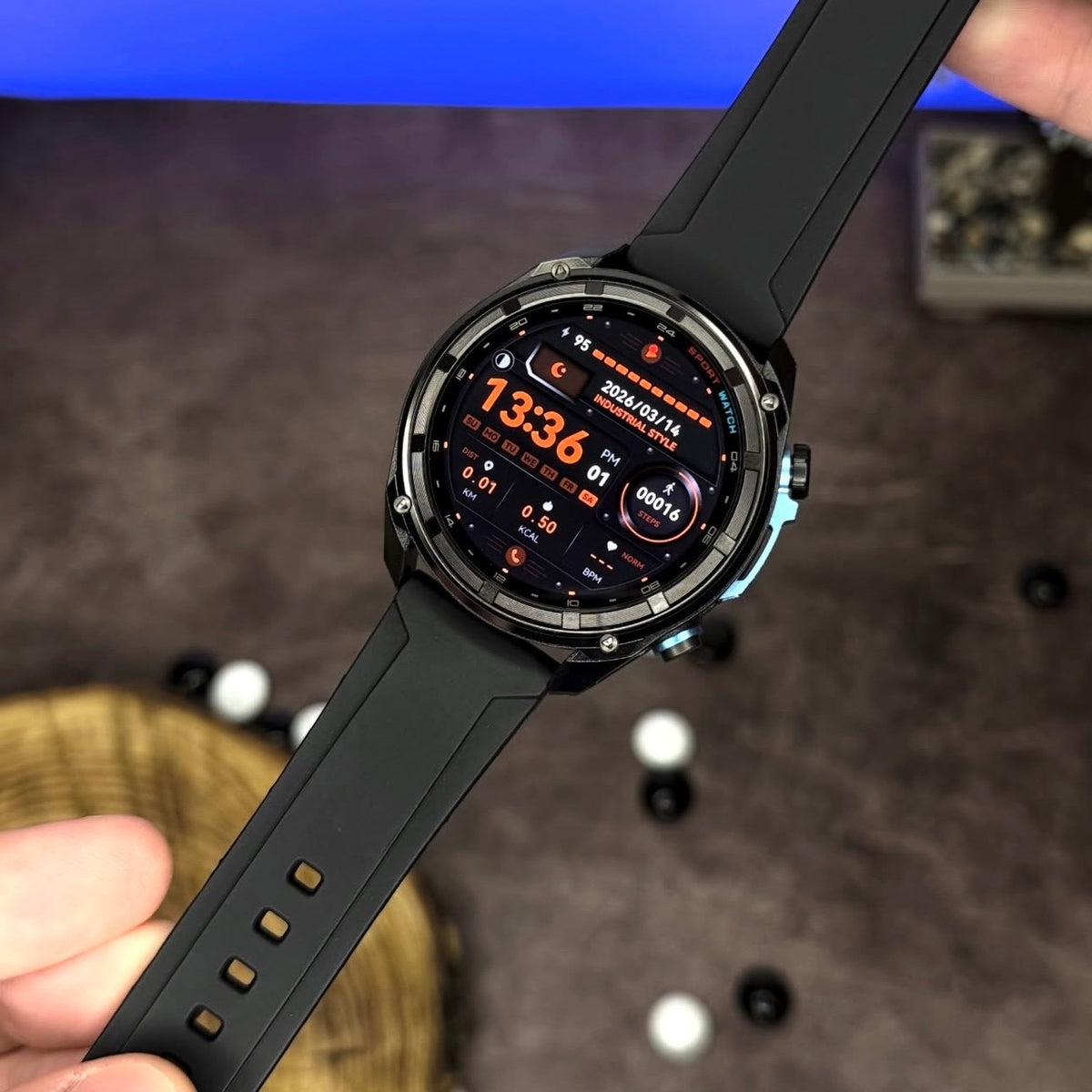 ADVENTURE Smartwatch GPS με Offline Χάρτες, Κλήσεις & 3 Λουράκια