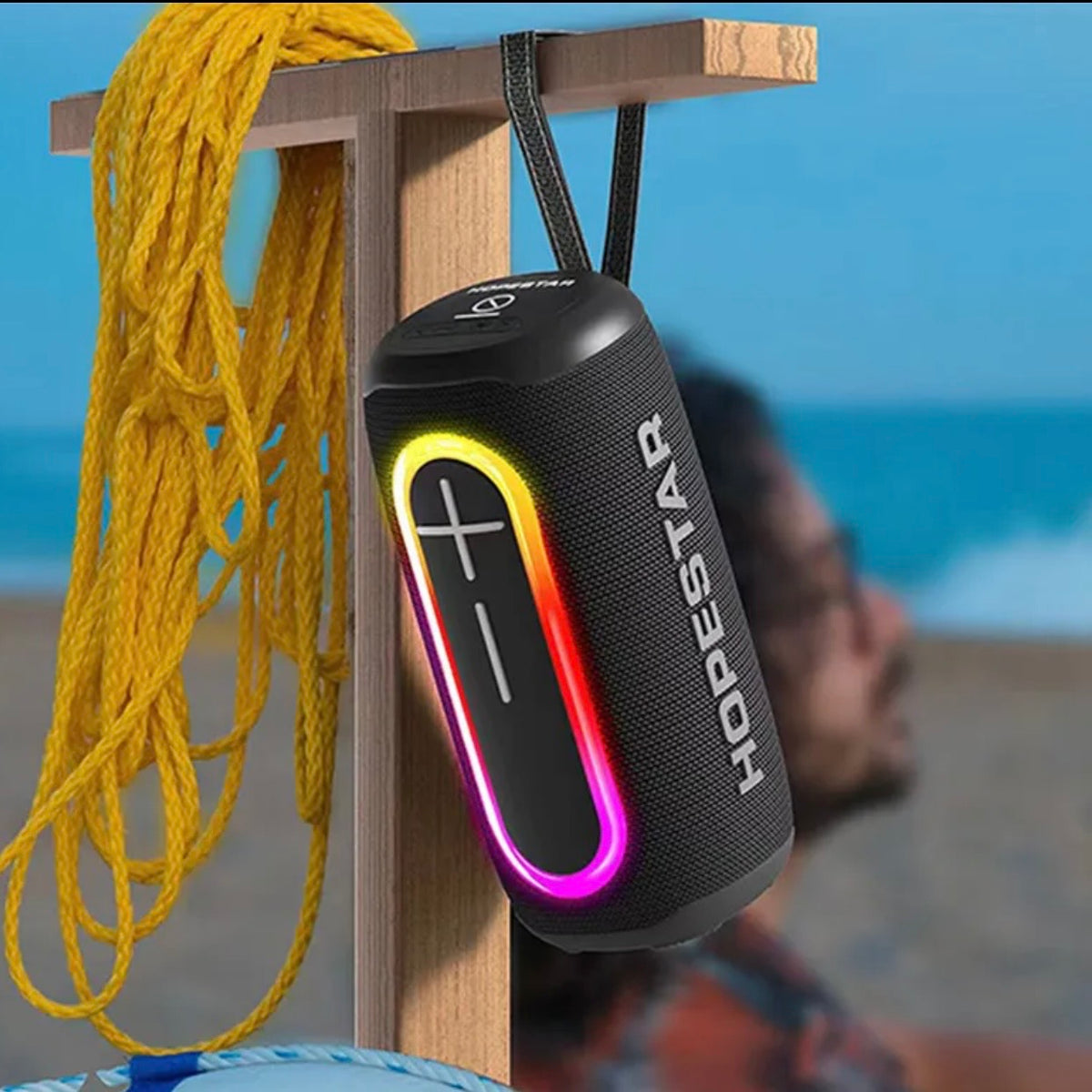 Hopestar P60 – Waterproof Bluetooth Speaker 20W with RGB Lighting & Extra Bass