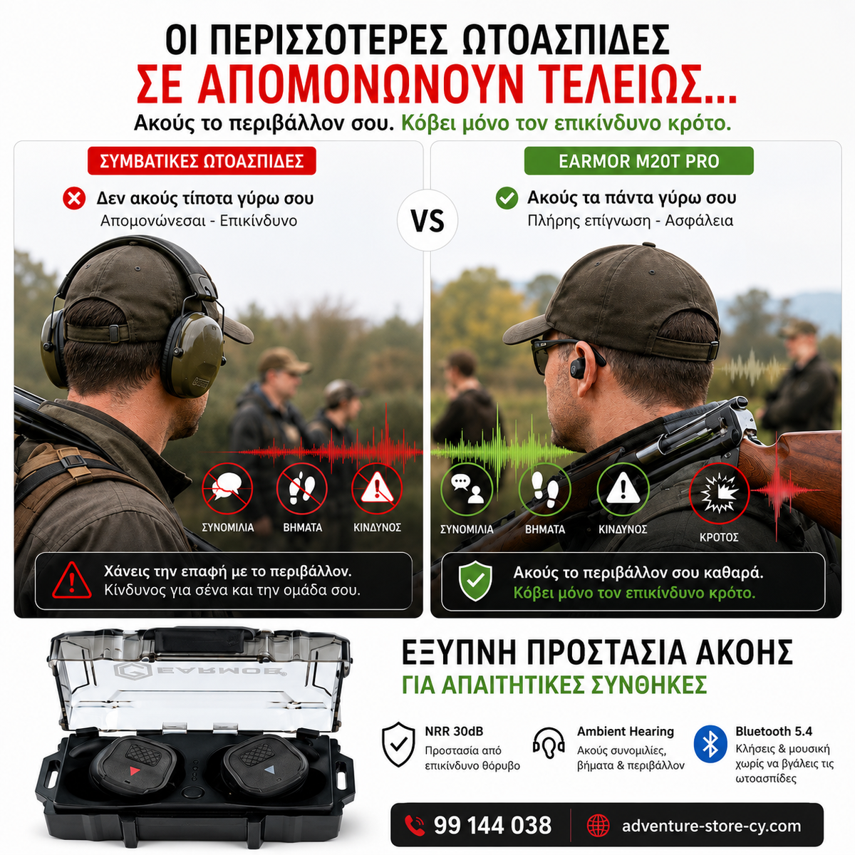 EARMOR M20T Pro – Next-Gen Smart Earplugs