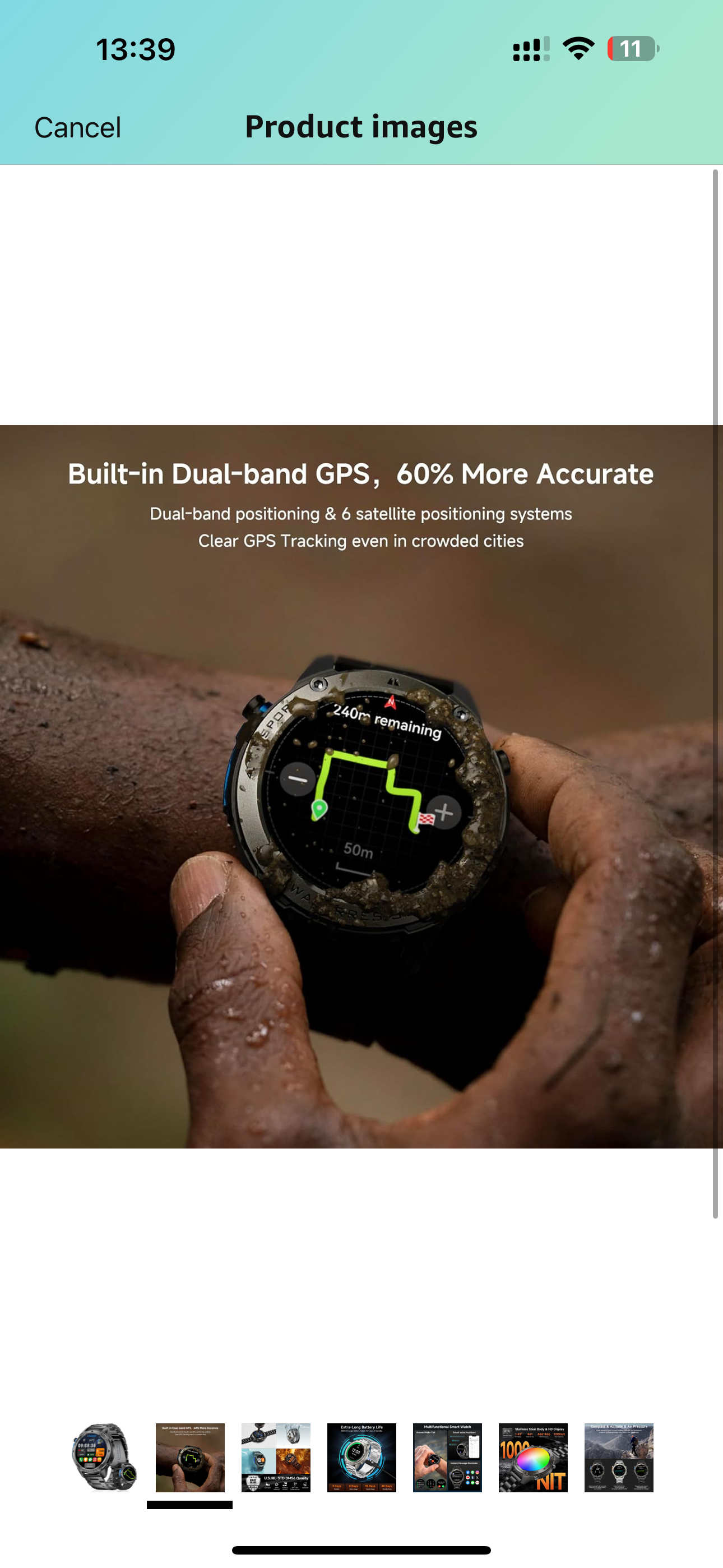 GPS Fenix Strava smartwatch