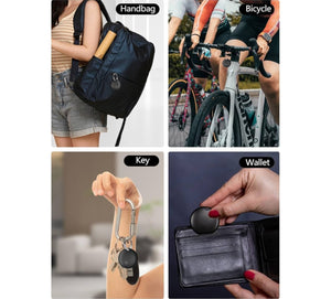 Σετ 4 Mini GPS Tracker με Keyrings – Για iPhone & Android