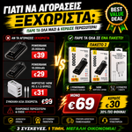 Φόρτωση εικόνας στο εργαλείο προβολής Συλλογής, Powerbank 20.000mAh 100W + Δώρο Φορτιστής 140W
