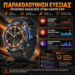 Load image into Gallery viewer, ADVENTURE Smartwatch GPS με Offline Χάρτες, Κλήσεις &amp; 3 Λουράκια
