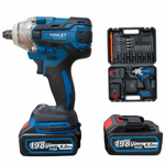 Φόρτωση εικόνας στο εργαλείο προβολής Συλλογής, Επαναφορτιζόμενο Impact Wrench 198V με Πλήρες Σετ Εξαρτημάτων
