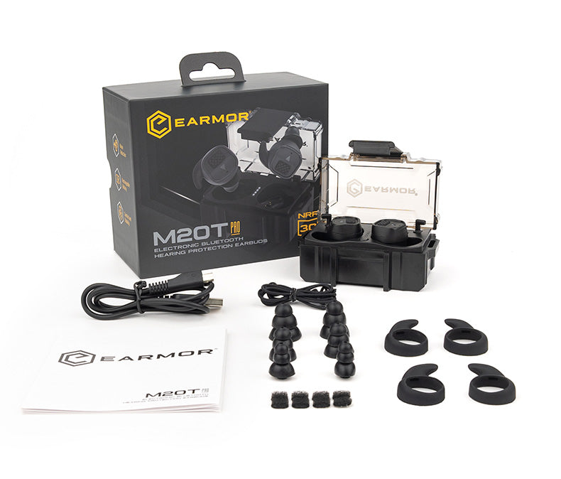 Electronic Earmuffs EARMOR M20T PRO -BK, Bluetooth 