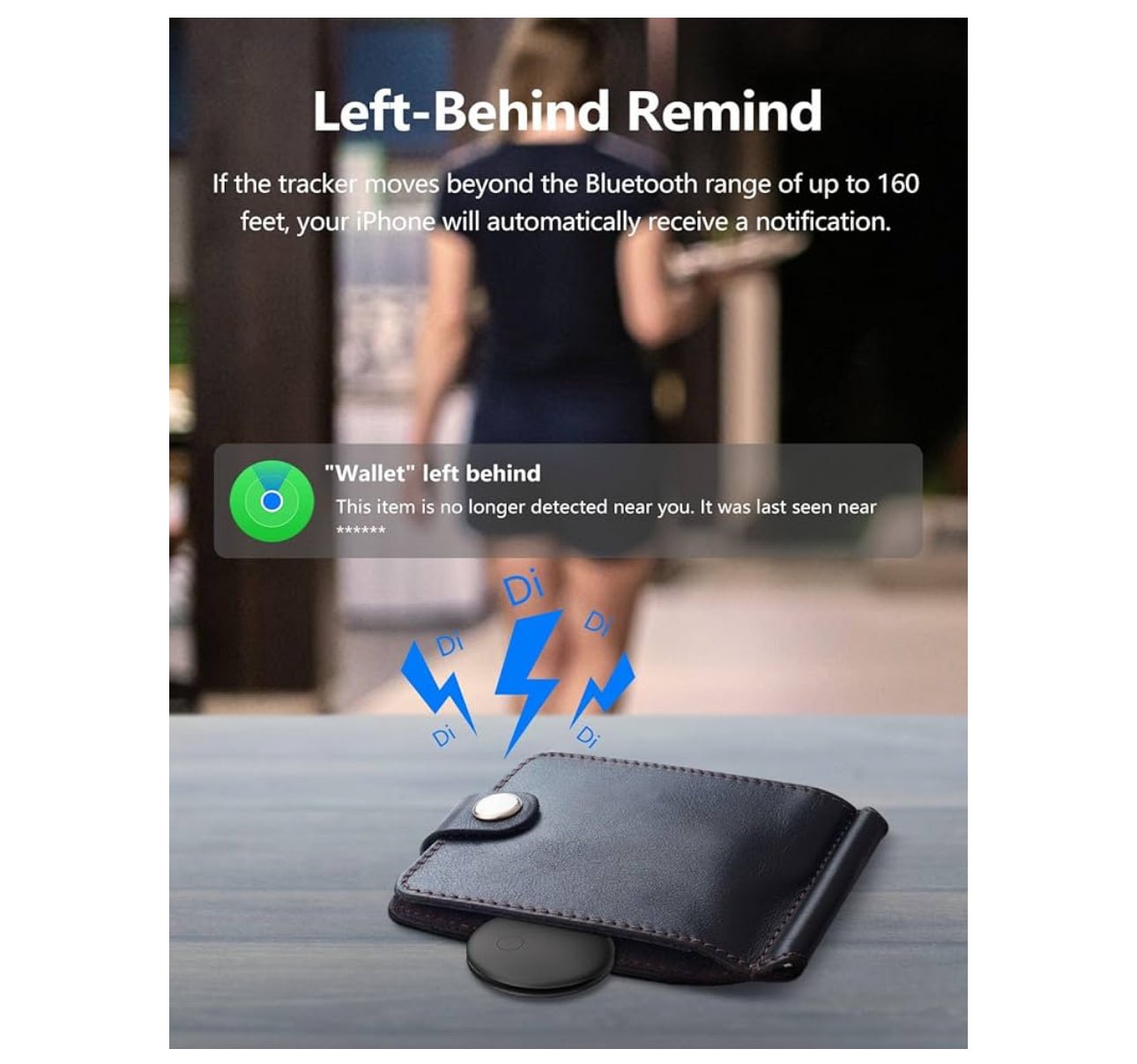 Σετ 4 Mini GPS Tracker με Keyrings – Για iPhone & Android