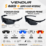 Load image into Gallery viewer, Vendur® Sunglasses UV400 Polarized with 5 Lenses
