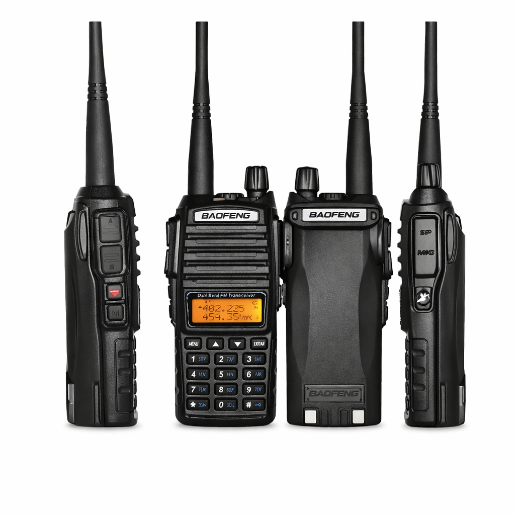 Set of 2 Wireless Walkie-Talkies up to 10km Professional Baofeng