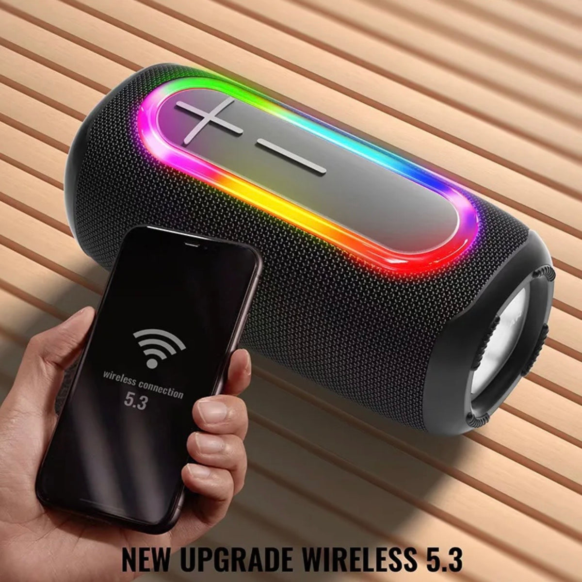Hopestar P60 – Waterproof Bluetooth Speaker 20W with RGB Lighting & Extra Bass