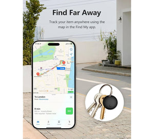 Σετ 4 Mini GPS Tracker με Keyrings – Για iPhone & Android