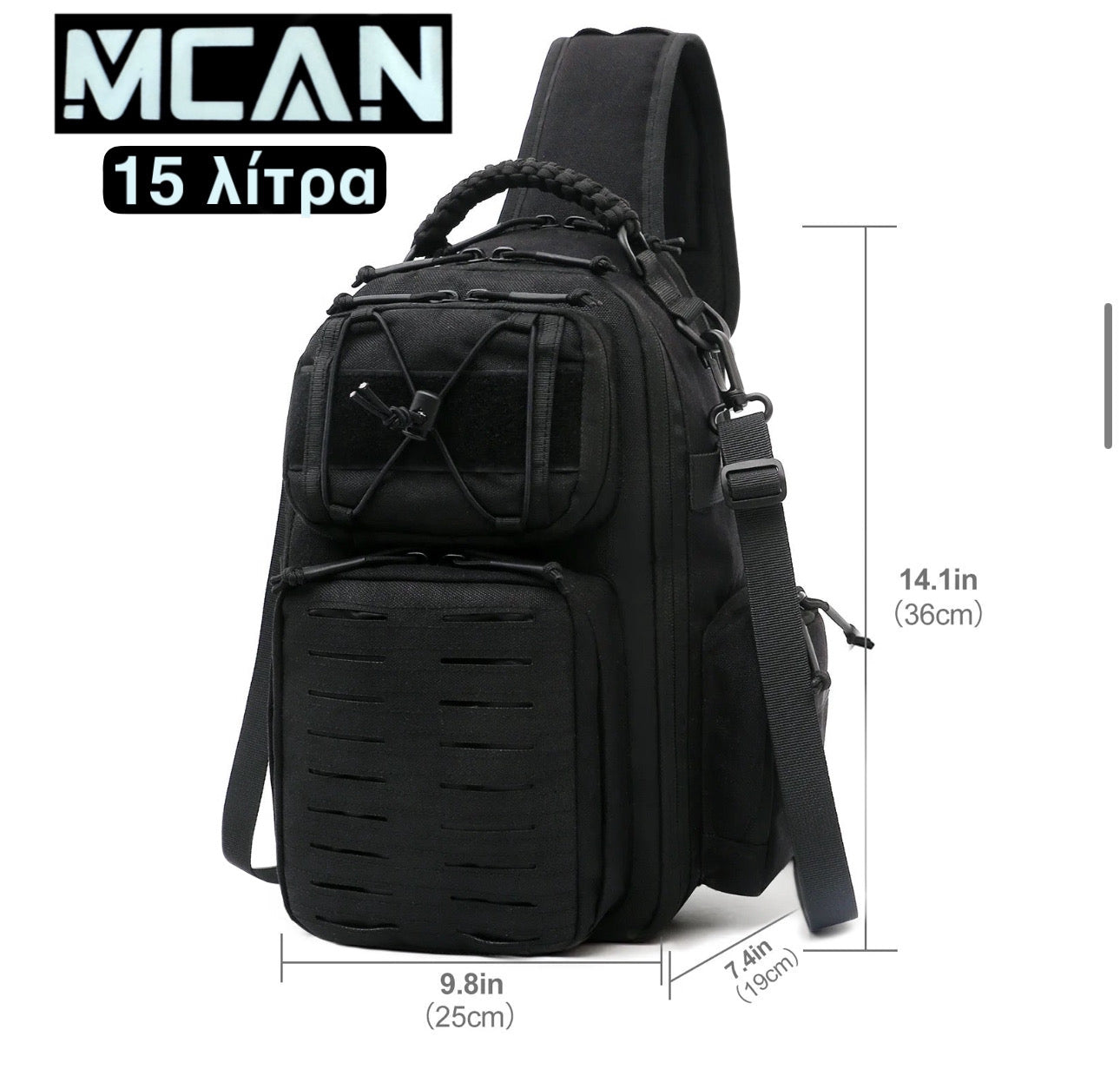 Shoulder bag 15 liters
