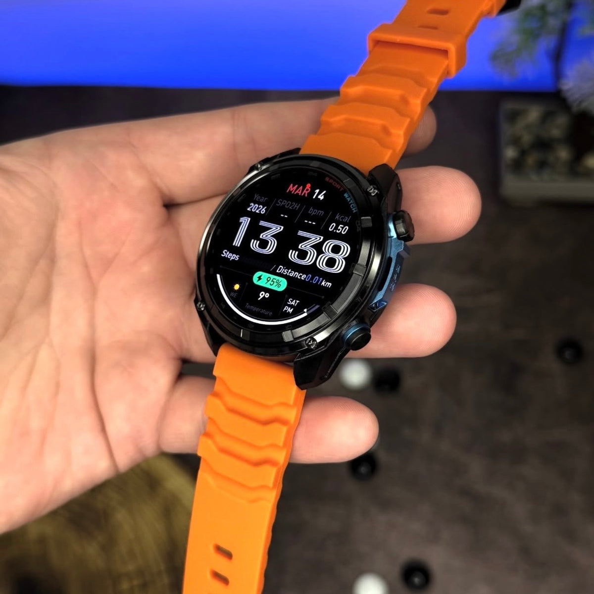 ADVENTURE Smartwatch GPS με Offline Χάρτες, Κλήσεις & 3 Λουράκια