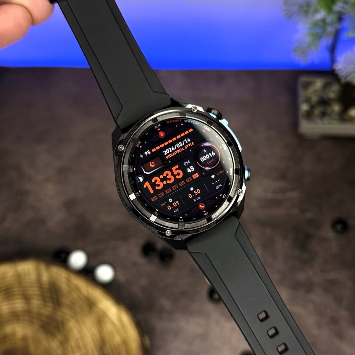 ADVENTURE Smartwatch GPS με Offline Χάρτες, Κλήσεις & 3 Λουράκια