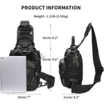 Φόρτωση εικόνας στο εργαλείο προβολής Συλλογής, Τσαντάκι Ώμου MCAN Sling Bag 5L με MOLLE
