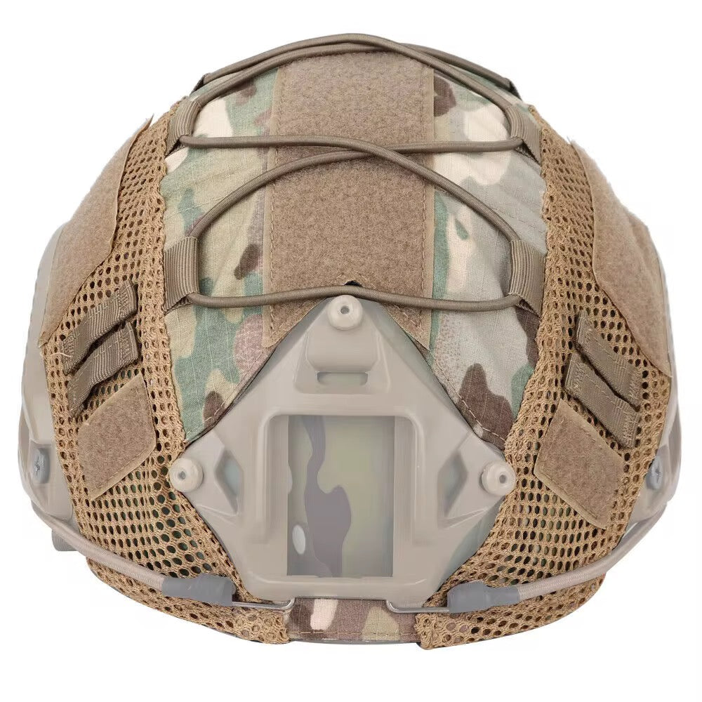 Tactical Helmet Cover  – Αναπνεύσιμο Κάλυμμα Κράνους με Velcro & Ελαστικά Κορδόνια