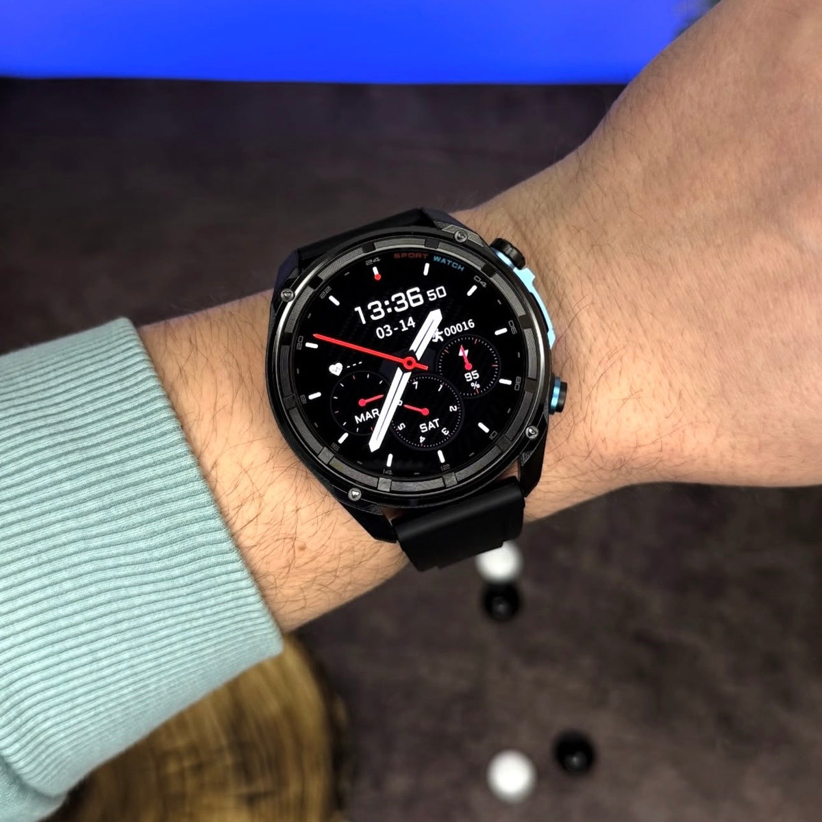 ADVENTURE Smartwatch GPS με Offline Χάρτες, Κλήσεις & 3 Λουράκια
