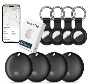 Σετ 4 Mini GPS Tracker με Keyrings – Για iPhone & Android