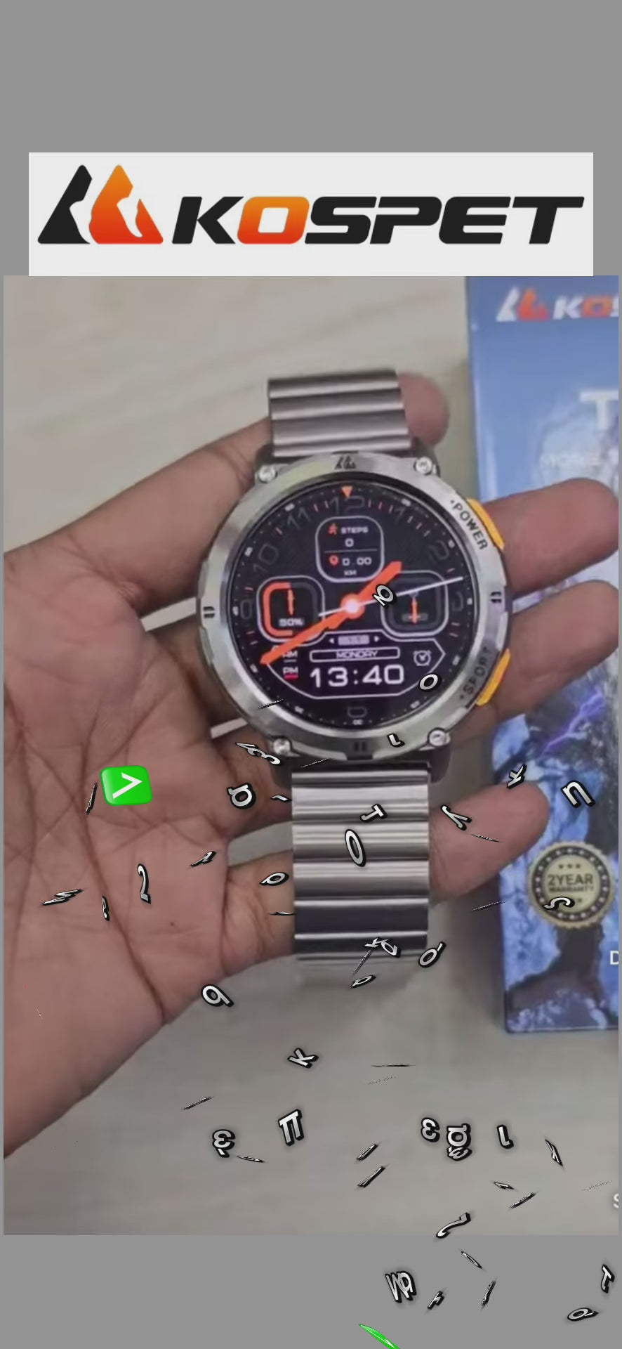 2024 KOSPET TANK Smartwatch