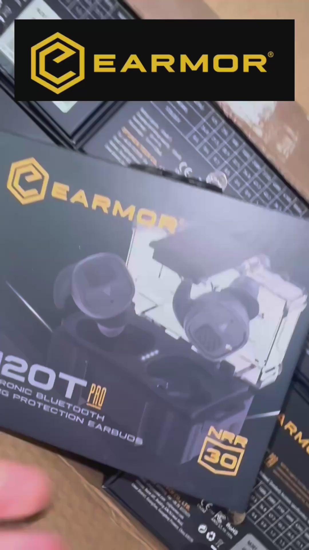 Electronic Earmuffs EARMOR M20T PRO -BK, Bluetooth 