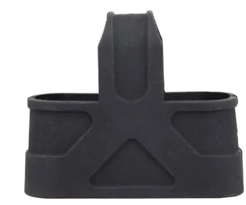 Rubber for holding the magazine