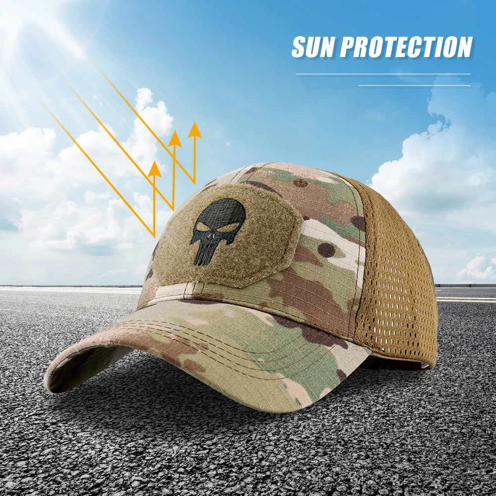 Punisher Tactical Cap – Αναπνεύσιμο Καπέλο Mesh One Size